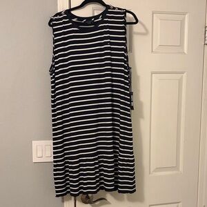 Tommy Hilfiger Black and White Striped dress
